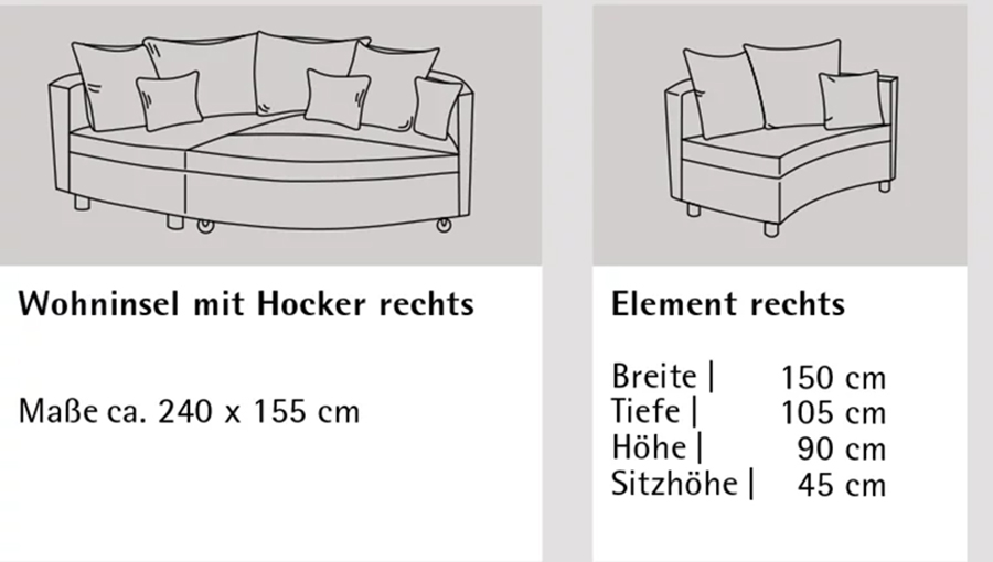 Sofa-Module Serene Sofa-Module Serene